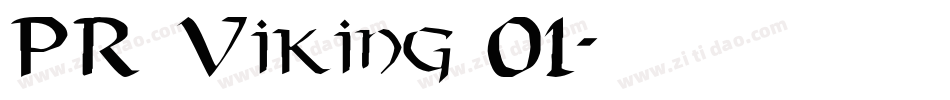 PR Viking 01字体转换